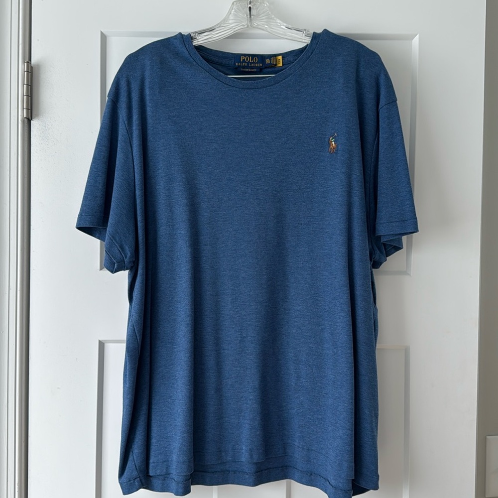 Men’s Polo Ralph Lauren Blue T-Shirt Size XXL
